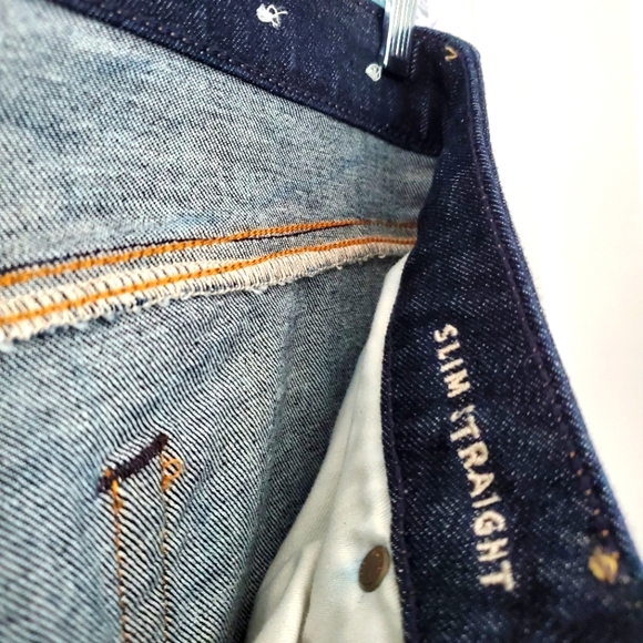 American Eagle Outfitters Mens Jeans 34x34 Slim Straight - Picture 3 of 5